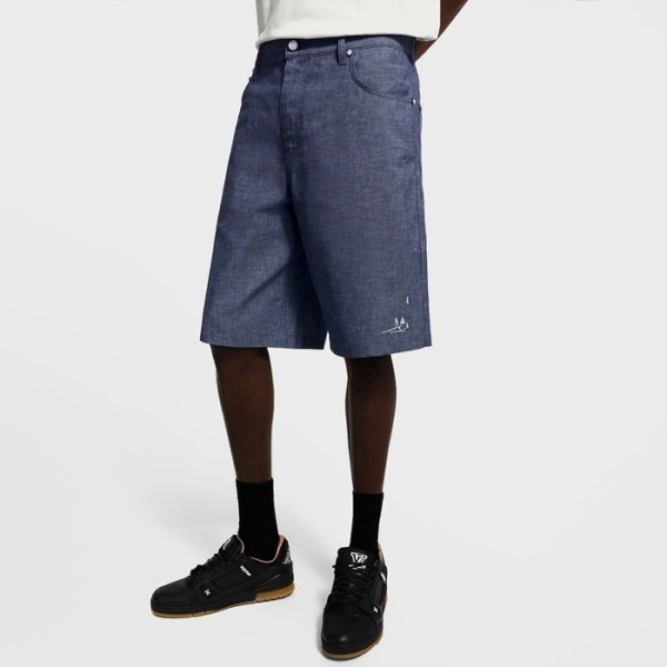 ❤루이비통 남성 데님 쇼츠 - Louis vuitton Mens Denim Shorts - lvc7042x