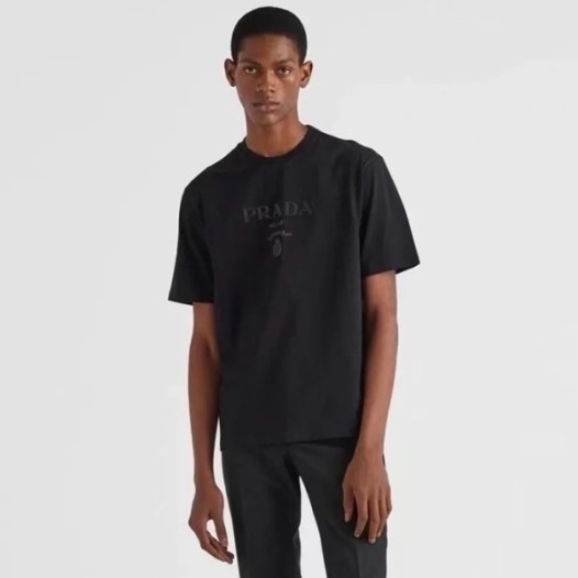 ❤프라다 남성 라운드 반팔티 - Prada Mens Round Tshirt - prc7056x
