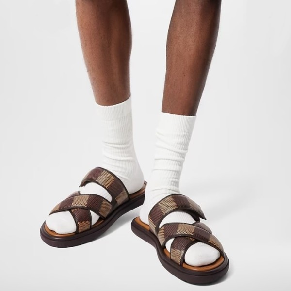 ❤루이비통 남성 LV 베니스 뮬 - Louis vuitton Mens LV Venice Mules - lvs6010x