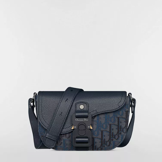 디올 남성 새들 미니 플랩 스트랩 백 - Dior Mens Saddle Mini Flap Strap Bag