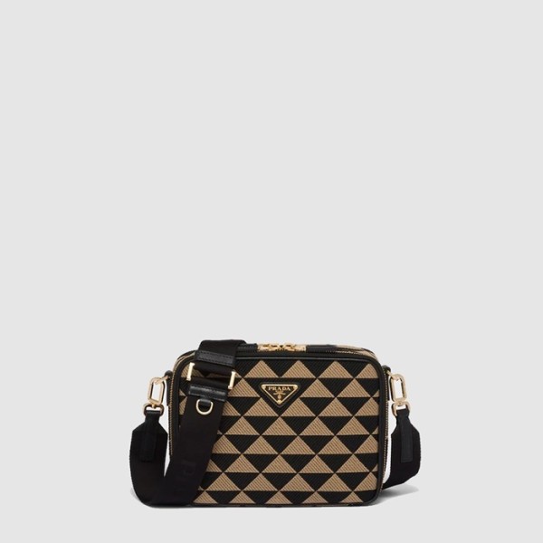 ❤프라다 남성 브리크 자수 패브릭 백 2VH069 - Prada Mens Brick Embroidered Fabric Bag - prb5763x