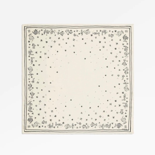 ❤샤넬 여성 코코 스퀘어 스카프 - Chanel Womens Coco Square Scarf - acc5808x