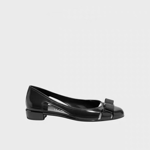 ❤페라가모 여성 바리나 발레리나 플랫 슈즈 - Salvatore Ferragamo Womens Varina Amaretti Flat Shoes - fes6017x