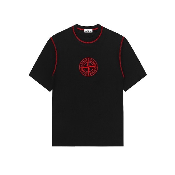❤스톤아일랜드 남성 라운드 반팔 티셔츠 - Stone Island Mens Round Tshirt - stc7153x