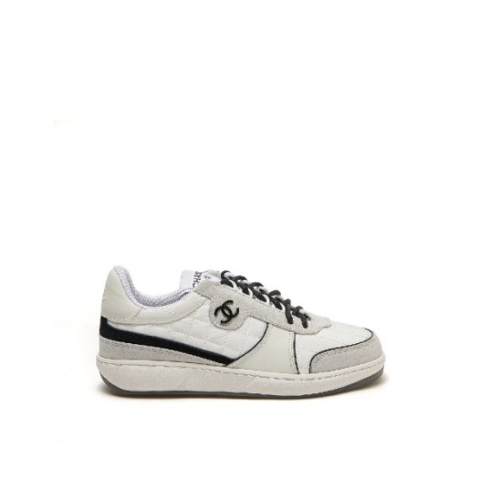 ❤샤넬 남/녀 화이트 CC 스니커즈 - Chanel Unisex CC Sneakers - chc6046x