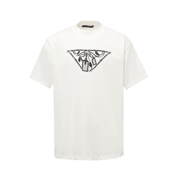❤루이비통 남성 라운드 반팔티 - Louis vuitton Mens Round Tshirt - lvc7176x