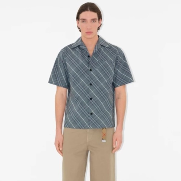 ❤버버리 남성 클래식 반팔 셔츠 - Burberry Mens Dress Shirts - buc7184x