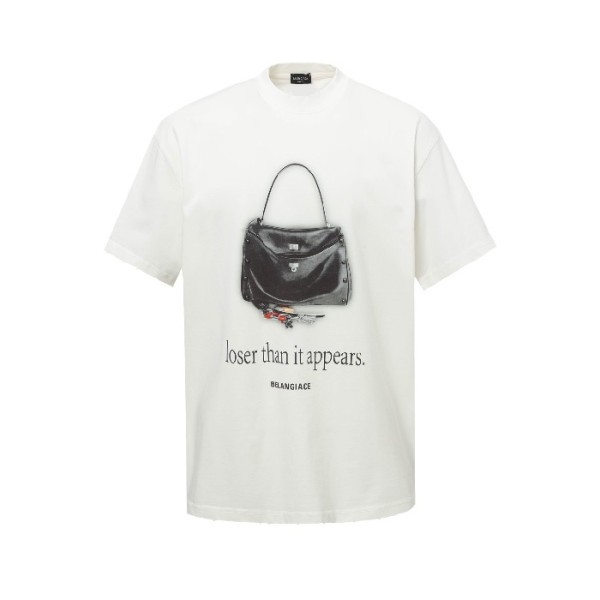 ❤발렌시아가 남성 라운드 반팔 티셔츠 - Balenciaga Mens Round Tshirt - bac7190x