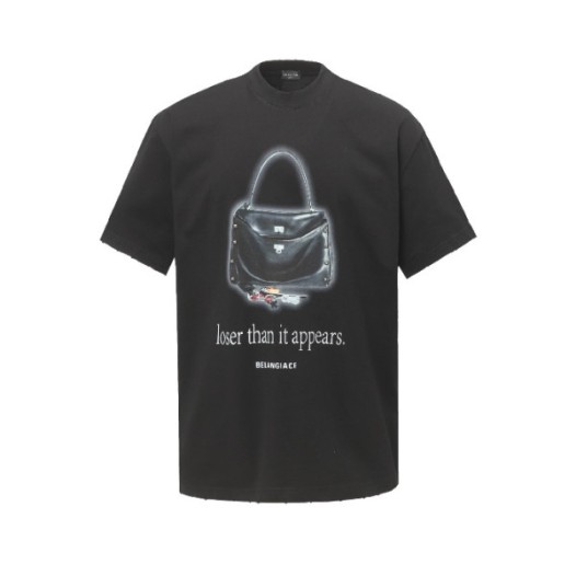 ❤발렌시아가 남성 라운드 반팔 티셔츠 - Balenciaga Mens Round Tshirt - bac7191x