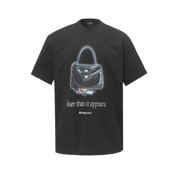 ❤발렌시아가 남성 라운드 반팔 티셔츠 - Balenciaga Mens Round Tshirt - bac7191x