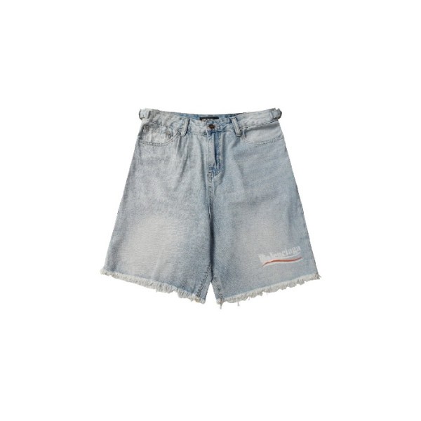 ❤발렌시아가 남성 데님 쇼츠 - Balenciaga Mens Denim Shorts - bac7206x