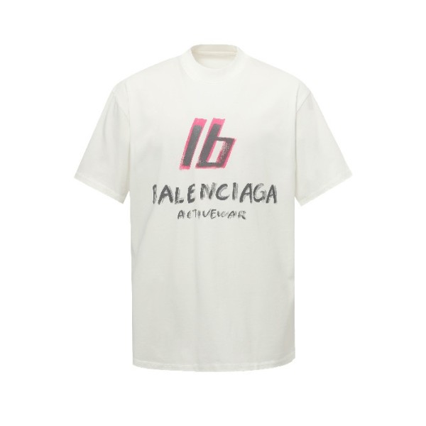❤발렌시아가 남성 라운드 반팔 티셔츠 - Balenciaga Mens Round Tshirt - bac7208x