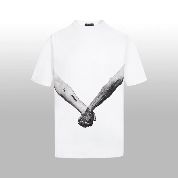 ❤루이비통 남성 라운드 반팔티 - Louis vuitton Mens Round Tshirt - lvc7213x