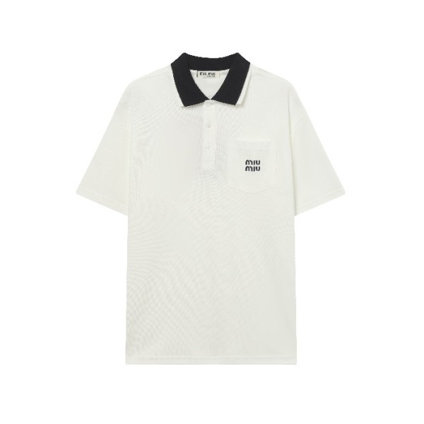 ❤미우미우 남성 폴로 반팔 티셔츠 - Miumiu Mens Polo Tshirt - mic7217x