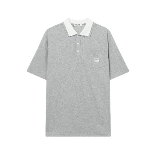❤미우미우 남성 폴로 반팔 티셔츠 - Miumiu Mens Polo Tshirt - mic7218x