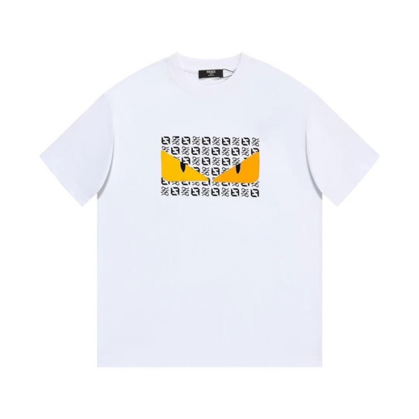 ❤펜디 남성 라운드 반팔 티셔츠 - Fendi Mens Round Tshirt - fec7225x