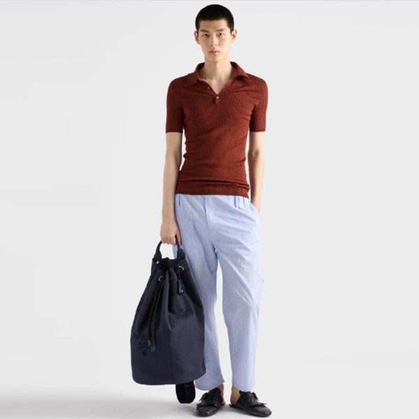 ❤프라다 남성 캔버스 드로스트링 더플백 2VY011 - Prada Mens Canvas Drawstring Duffel Bag - prb5831x