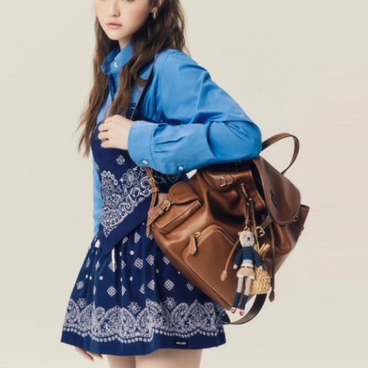★미우미우 여성 가죽 백팩 - MiuMiu Womens Leather Backpack