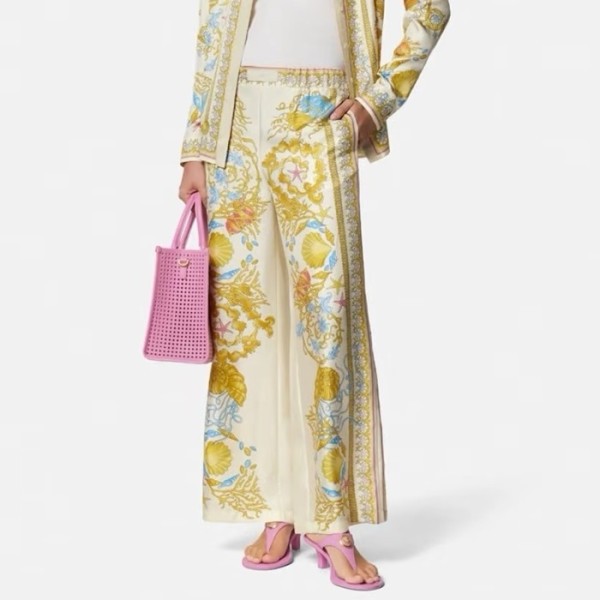 ❤베르사체 여성 실크 팬츠 - Versace Womens Silk Pants - vec7237x