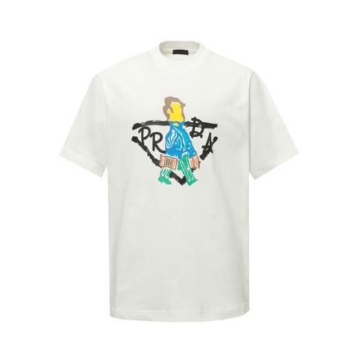 ❤프라다 남성 라운드 반팔티 - Prada Mens Round Tshirt - prc7242x