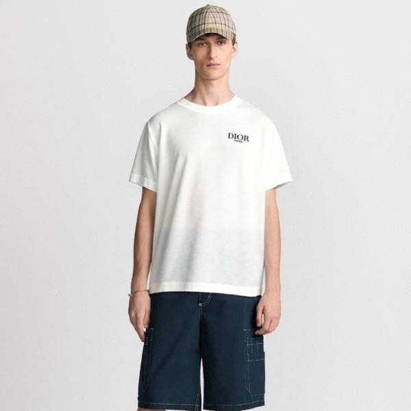 ❤디올 남성 라운드 반팔 티셔츠 - Dior Mens Round Tshirt - dic7246x