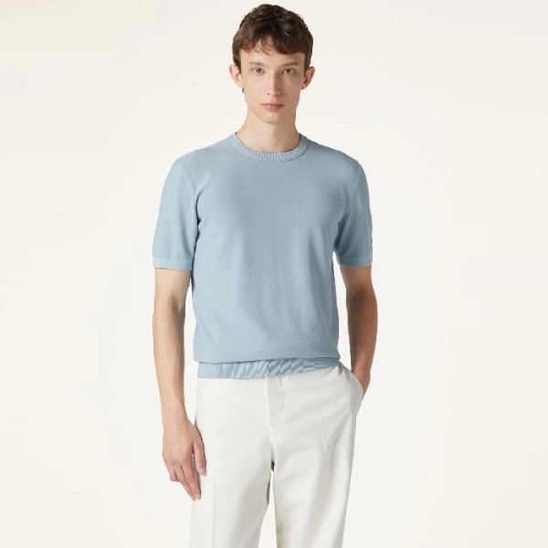 ❤로로피아나 남성 라운드 반팔티 - Loro Piana Mens Round Tshirt - lpc7263x