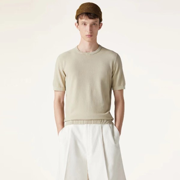 ❤로로피아나 남성 라운드 반팔티 - Loro Piana Mens Round Tshirt - lpc7264x