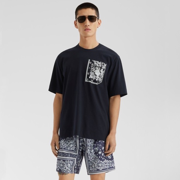 ❤펜디 남성 라운드 반팔 티셔츠 - Fendi Mens Round Tshirt - fec7268x