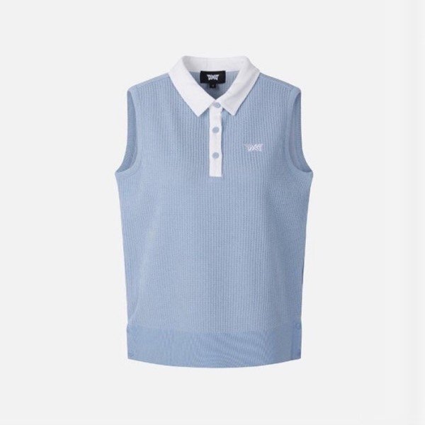 ❤PXG 여성 썸머 카라 슬리브리스 스웨터 - gol1709x