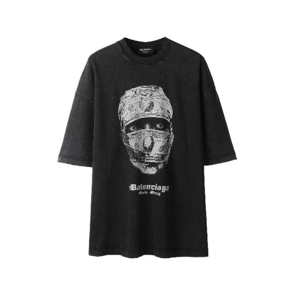 ❤발렌시아가 남성 라운드 반팔 티셔츠 - Balenciaga Mens Round Tshirt - bac7278x