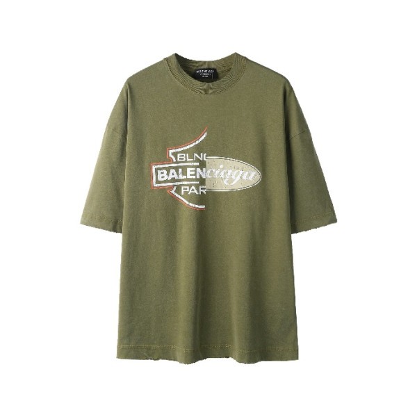 ❤발렌시아가 남성 라운드 반팔 티셔츠 - Balenciaga Mens Round Tshirt - bac7281x