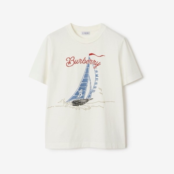 ❤버버리 여성 반팔 티셔츠 - Burberry Womens Round Tshirt - prc7304x