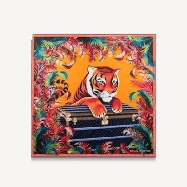 ❤루이비통 여성 프레셔스 타이거 스퀘어 90 - Louis vuitton Womens Precious Tiger Square 90 - acc5834x