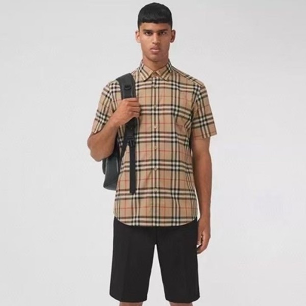 ❤버버리 남성 빈티지 반팔 셔츠 - Burberry Mens Vintage Thirts - buc7325x