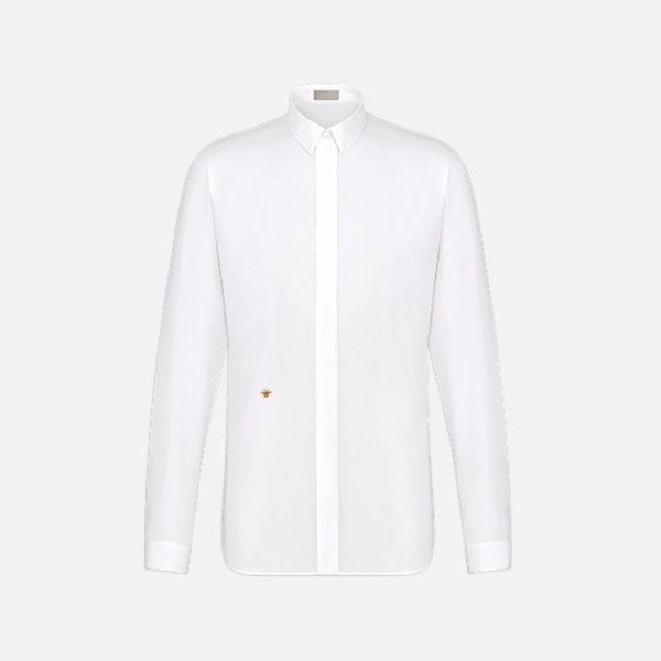 ❤디올 남성 골드 꿀벌 자수 셔츠 - Dior Mens Gold Bee Embroidered Shirt - dic7342x