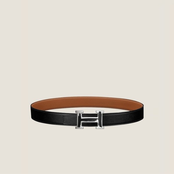 ❤에르메스 남성 브러쉬 버클 리버서블 벨트 - Hermes Mens Brush Buckle Reversible Belt - bel282x
