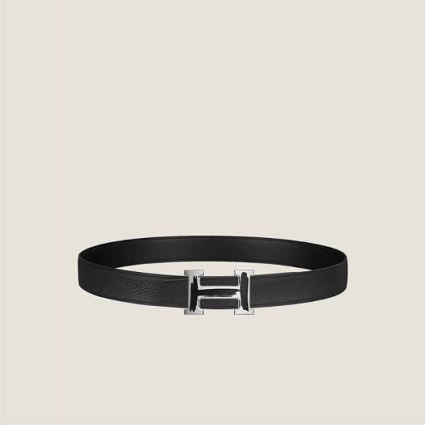 ❤에르메스 남성 브러쉬 버클 리버서블 벨트 - Hermes Mens Brush Buckle Reversible Belt - bel284x
