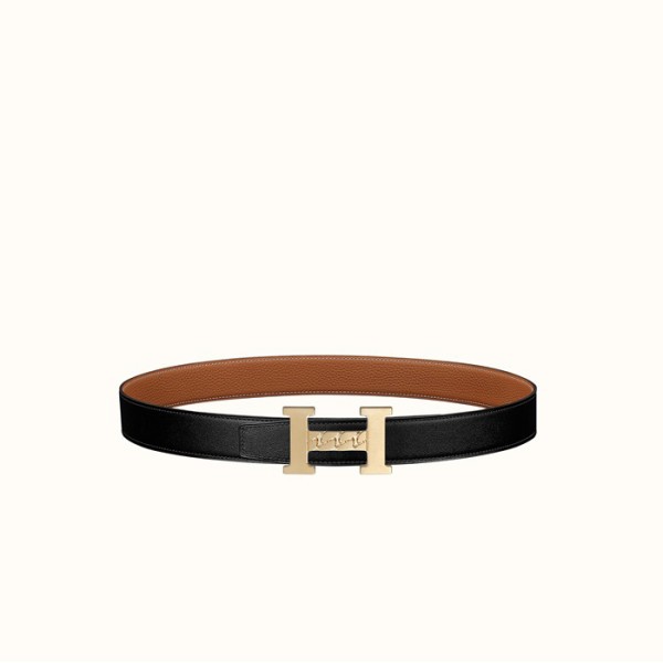 ❤에르메스 남성 H Gourmette 버클 리버서블 벨트 - Hermes Mens H Gourmette Buckle Reversible Belt - bel341x
