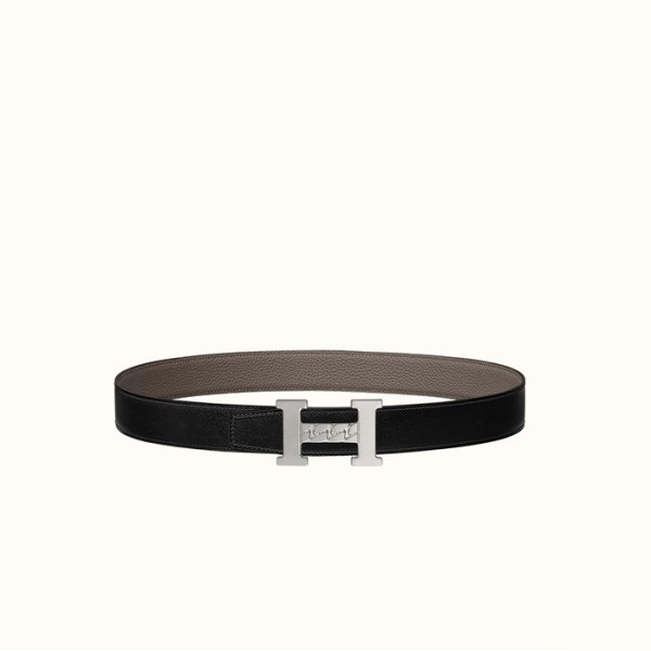 ❤에르메스 남성 H Gourmette 버클 리버서블 벨트 - Hermes Mens H Gourmette Buckle Reversible Belt - bel342x