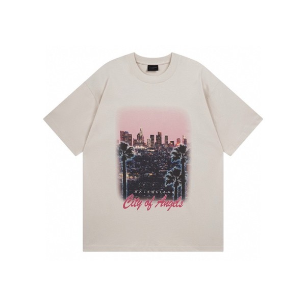 ❤발렌시아가 남성 라운드 반팔 티셔츠 - Balenciaga Mens Round Tshirt - bac7350x