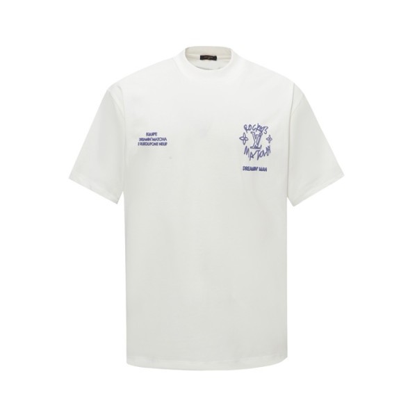 ❤루이비통 남성 라운드 반팔 티셔츠 - Louis vuitton Mens Round Tshirt - lvc7357x