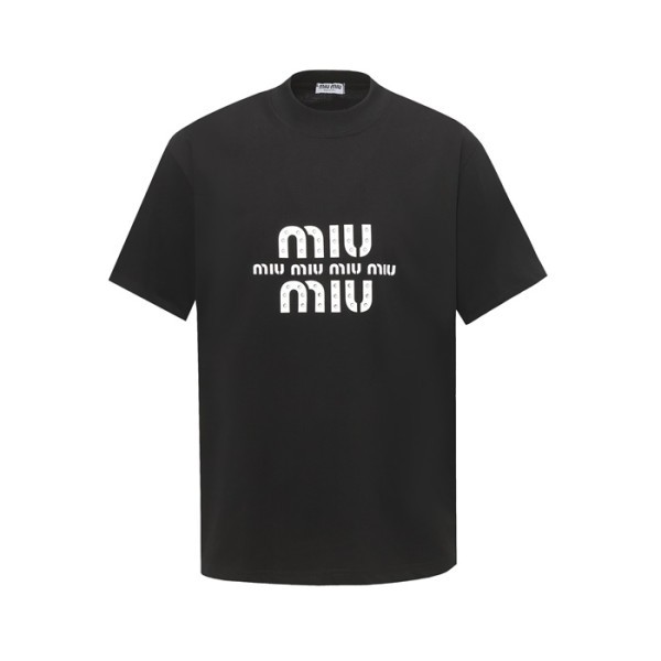 ❤미우미우 남성 라운드 반팔 티셔츠 - Miumiu Mens Round Tshirt - mic7366x