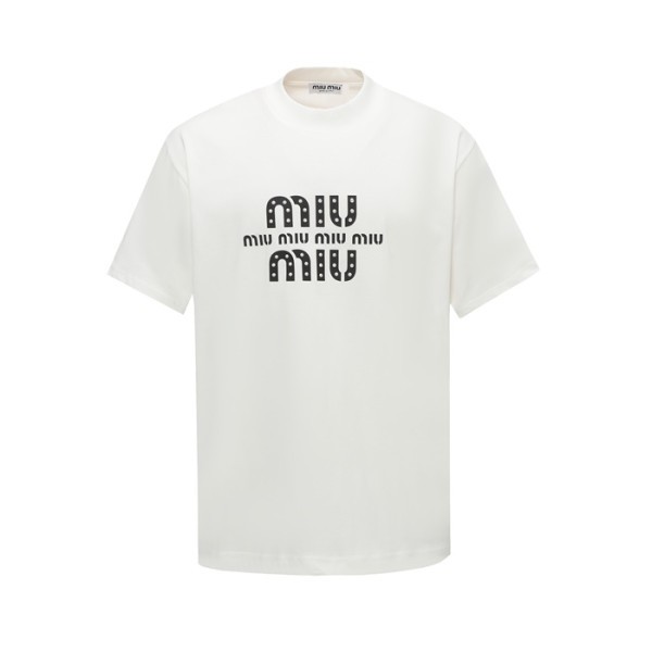 ❤미우미우 남성 라운드 반팔 티셔츠 - Miumiu Mens Round Tshirt - mic7367x