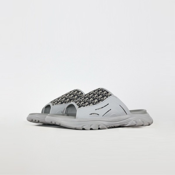 ❤디올 남성 H 타운 슬리퍼 옴므 블랙 고무 샌들 - Dior Mens H Town Slipper Homme Rubber Sandals - dis6132x