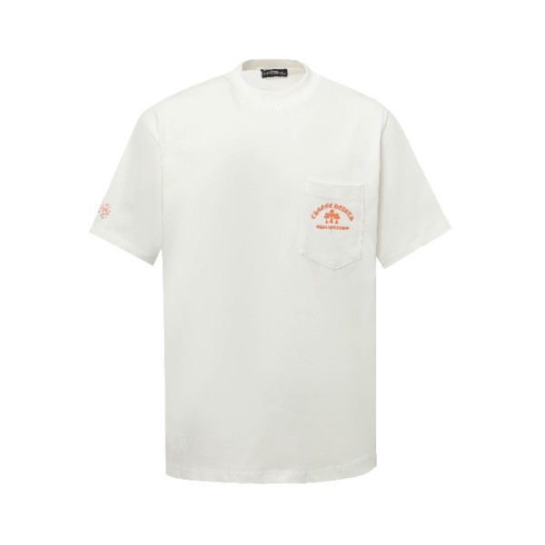 ❤크롬하츠 남성 라운드 반팔티 - Chrom Hearts Mens Round Tshirt - chc7379x