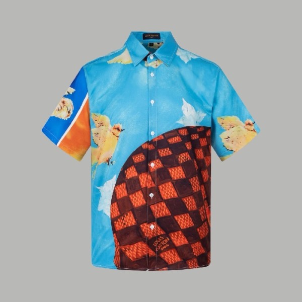 ❤루이비통 남성 반팔 셔츠 - Louis vuitton Mens Polo Shirts - lvc7384x