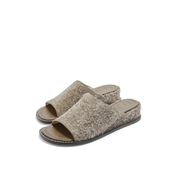 ❤로에베 여성 스웨이드 슬라이드 - Loewe Womens Suede Slide - los6138x