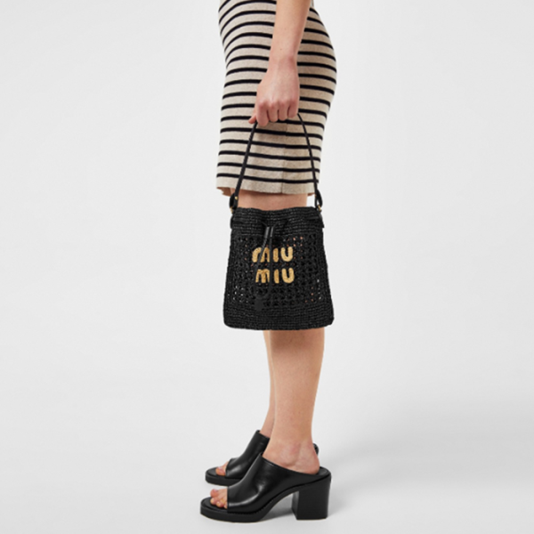 ❤미우미우 여성 라피아 미니 토트 백 - MiuMiu Womens Rapia Tote Bag - mib5914x