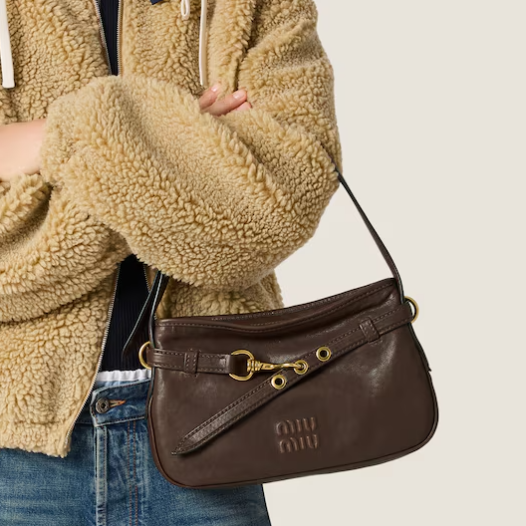 ★미우미우 여성 아방뛰르 나파 가죽 백 스몰 - Miumiu Womens Avanture Nappa Leather Bag