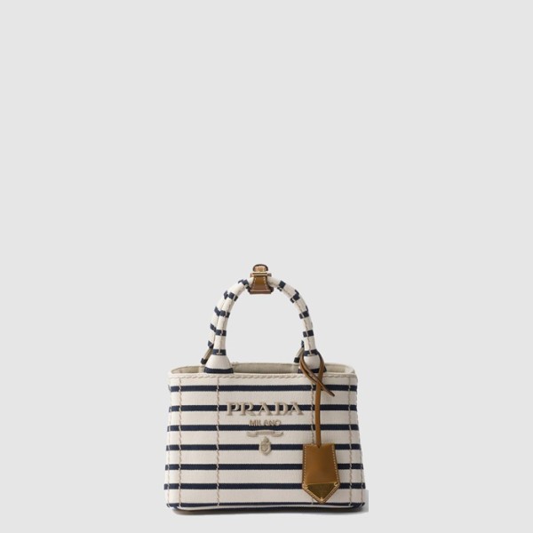 ❤프라다 여성 스트라이프 코튼 캔버스 미니백 1BA038 - Prada Womens Striped Cotton Canvas Mini Bag - prb5952x